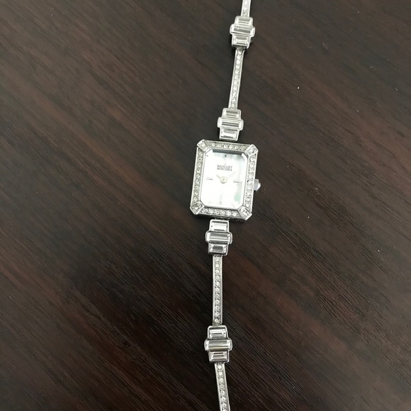 Badgley Mischka Accessories - Small lady’s watch with rhinestones